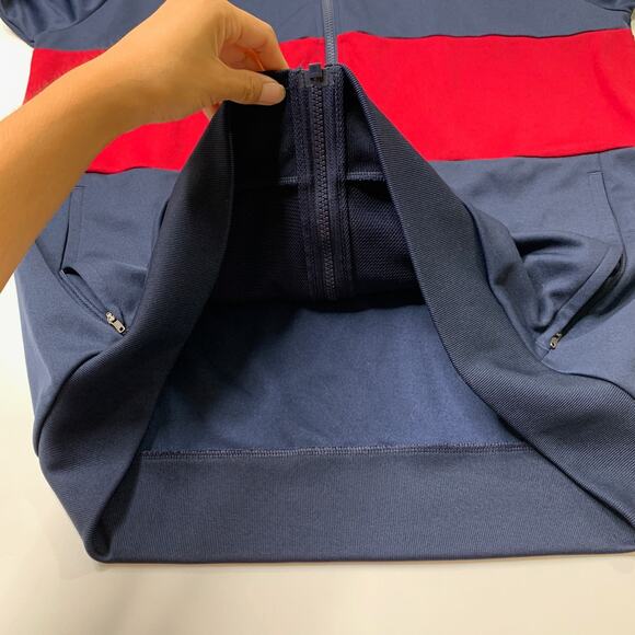 Barcelona FC Track Jacket Mens Large Navy Nike Anthem 2019 2020 Football Soccer - Picture 6 of 12